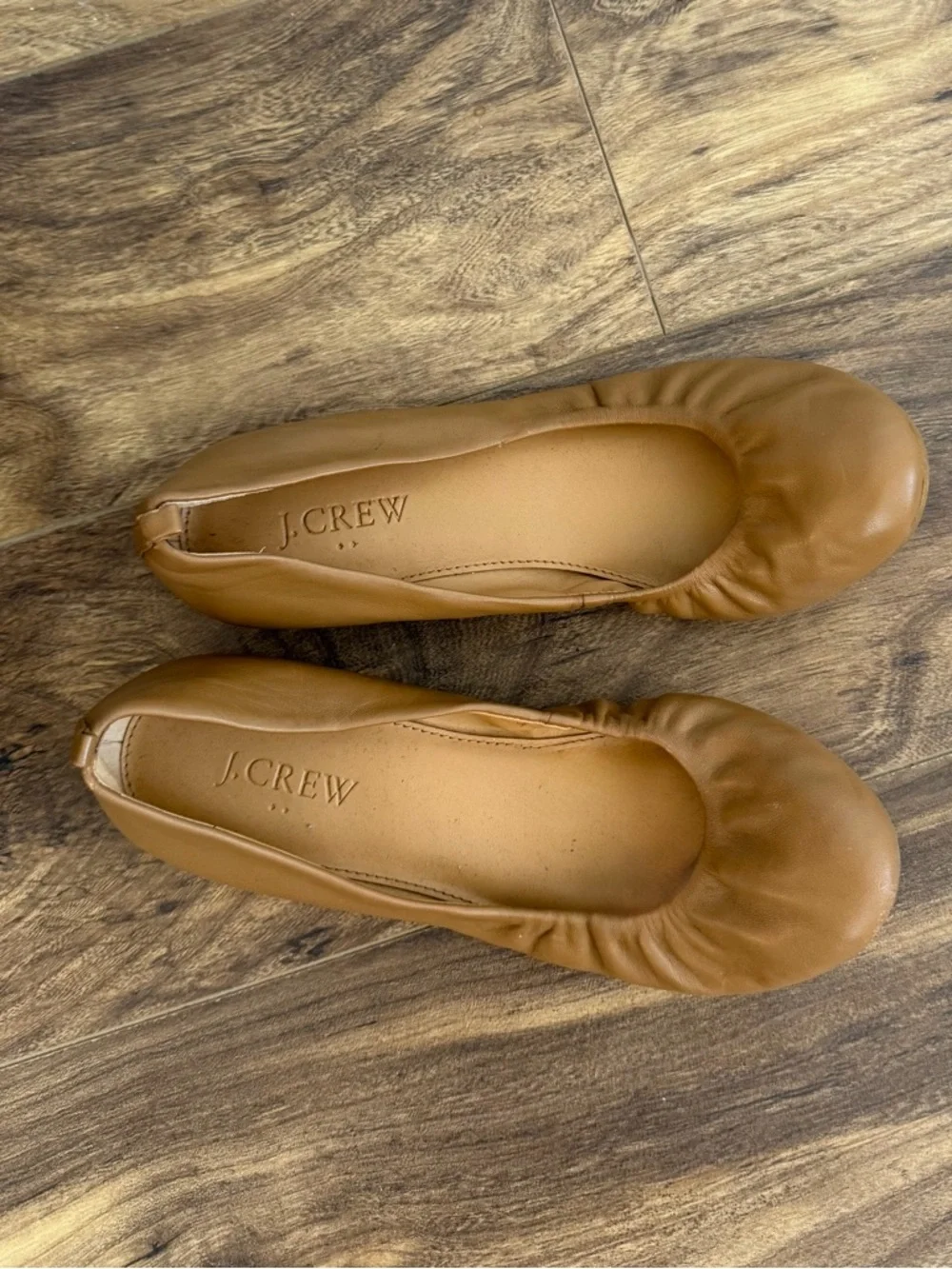 J. Crew Cognac Ballet Flats - Picture 2 of 3